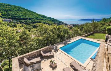 Awesome apartment in Moscenicka Draga with 1 Bedrooms, WiFi and Outdoor swimming pool