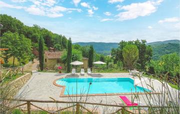 Stunning home in Ortignano Raggiolo with 6 Bedrooms, Private swimming pool and Outdoor swimming pool