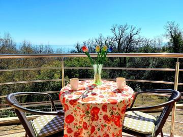 Starry Night - Extra big bed, big bathtub, private parking, sea view, WIFI, HBO