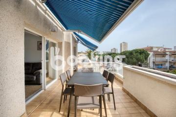 Blanco Apartament per 6 persones a 5 minuts de la Platja Gran