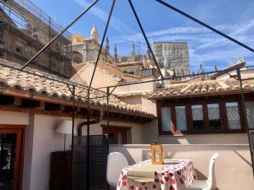 Apartamento Canónigo - terraza con vistas