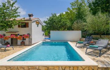 Stunning home in Krsan with 2 Bedrooms, WiFi and Outdoor swimming pool