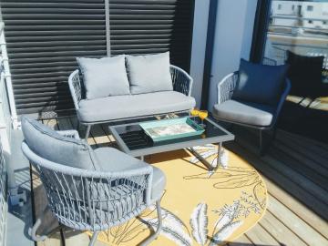 Superbe T2 avec terrasse VUE MER et MAQUIS