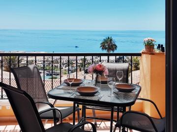 Sea view apt La Cala de Mijas Jardin Botanico