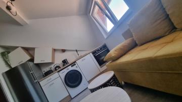 Steep-Climb Attic Studio w Floor Heating & 55