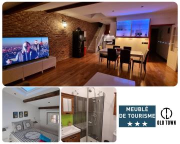 Chambre d'Hôtes sde, wc privé climatisé dans loft 80m2 Espace commun avec les habitants Salon et cuisine