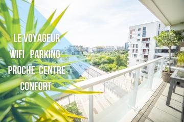 LE VOYAGEUR-TERRASSE-PARKING-WIFI-PROCHE CENTRE 10Min PLAGE - COHOTEConciergerie