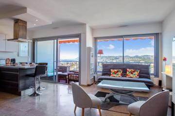 Superb flat with pool and balcony with exceptional view - Antibes - Welkeys