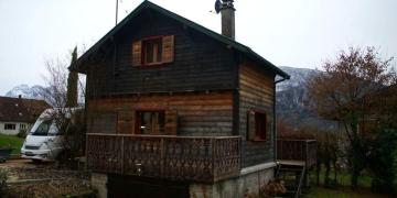 Maison de 2 chambres a Talloires Montmin a 200 m de la plage avec jardin amenage et wifi
