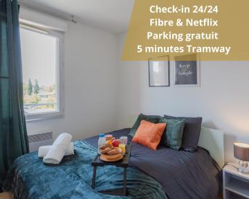 The one - Cosy T2 Check-in 24/24 Fibre Parking