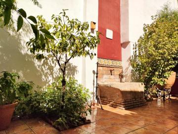 One bedroom appartement with city view enclosed garden and wifi at Granada