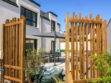 Maison de 4 chambres a Arzon a 300 m de la plage avec jardin amenage et wifi