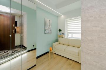 Mikro apartament SkyBLUE z łazienką i aneksem