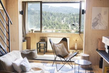 Bel appartement type chalet avec balneo et jardin