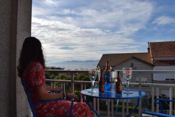 Apartamento Corcubica mirando al mar