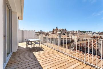T2 spacieux avec grande terrasse - Vue magnifique à 2mn du Vieux-Port