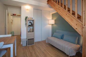 Nice duplex with terrace near Gare Part Dieu