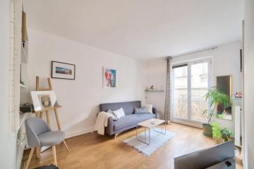 Bright apartment for 4 people in Batignolles