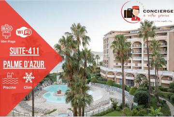 Studio 411 - Superbe vue mer plage et 2 piscines, clim