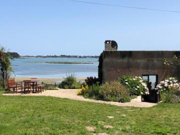 Grande maison face à la mer sur l'île Aux Moines