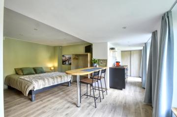 Studio lumineux en rez-de-jardin situé sur la route des vins d'Alsace