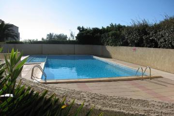 T3 in front of the sea residence with pool