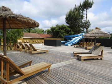 Mobile home dans le Camping la lande