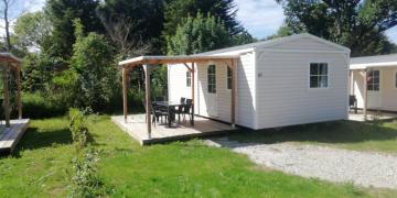 Hébergements sur camping au bord de la mer