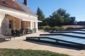 Villa avec piscine couverte chauffée privative d'avril à novembre