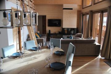 Appartement sous charpente au pied des pistes de la Rosière