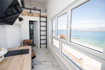 Studio apartment in Vir with sea views, terrace, air conditioning, washing machine 4968-1