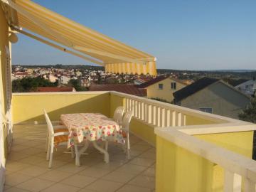 Apartment in Novalja with sea view, terrace, air conditioning, WiFi 3650-1