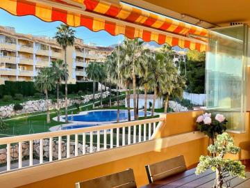 Holiday Home 500m beach, pool and sea view in Torreblanca by Solrentspain