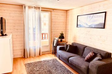 2 room apartment 200m from the slopes In the heart of the ski resort
