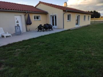 Maison entière de plein pied avec vue panoramique.