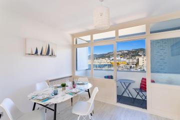 Peacefull 1 bedroom sea view close to the port - Dodo et Tartine