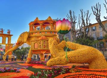 MENTON STUDIO FACE AU JARDIN BIOVES FÊTES DES CITRONS 3min DE LA MER