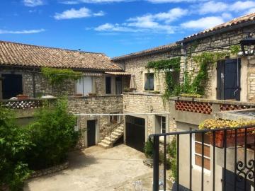 Propriete de 2 chambres avec piscine partagee jardin clos et wifi a Orgnac l'Aven