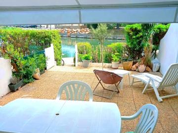 St Cyprien plage Marina grande terrasse climatisation