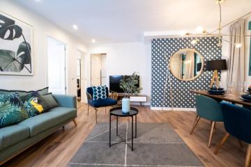 City center 2BD private Apt Puerta el Sol + AC