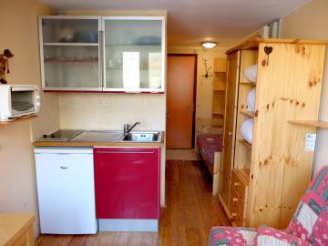 Studio Tignes, 1 pièce, 2 personnes - FR-1-502-461