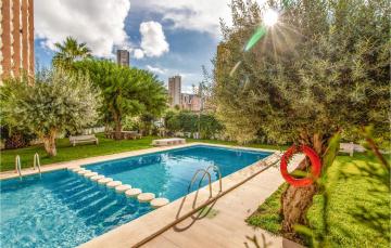 Stunning apartment in Benidorm with Outdoor swimming pool and 1 Bedrooms
