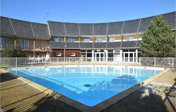 Stunning Apartment In quemauville With Outdoor Swimming Pool, Heated Swimming Pool And 1 Bedrooms