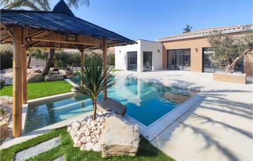 Amazing Home In Puimisson With Wifi, Swimming Pool And Private Swimming Pool