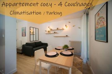 Appartement clim avec parking à coté des Calanques