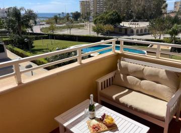 Beachfront apartment with pool