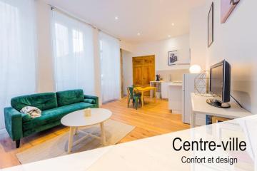 Chez Elise: Design et confort-1 ch Centre WIFI