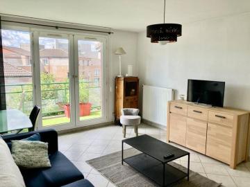 Appartement T2(50m2) Lille Terrase+Parking sécu