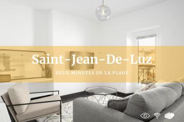 Au coeur de Saint-Jean-De-Luz, plage à 2 minutes, Wifi