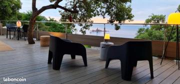 Bungalow de 2 chambres a Saint Raphael a 50 m de la plage avec vue sur la mer piscine partagee et terrasse